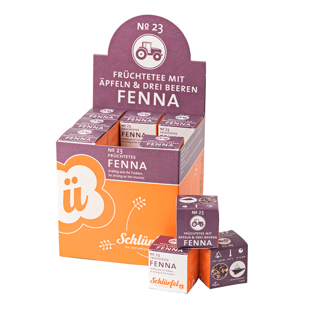 Früchtetee Bio "Fenna" No. 23 - Schlürfel Früchtetee Bio "Fenna" No. 23 - Schlürfel