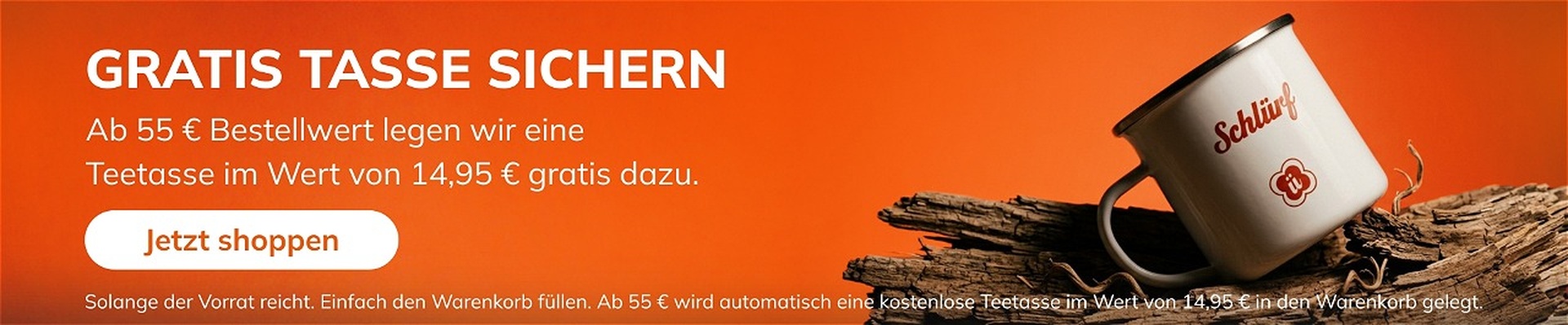 Schlürf Bio Tee Aktion