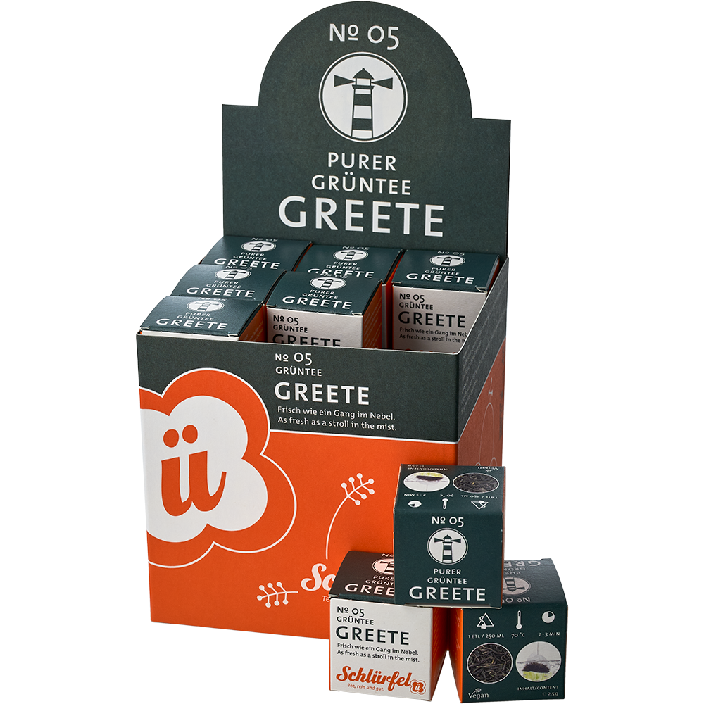 Grüntee „Greete“ No. 05 - Schlürfel Grüntee „Greete“ No. 05 - Schlürfel