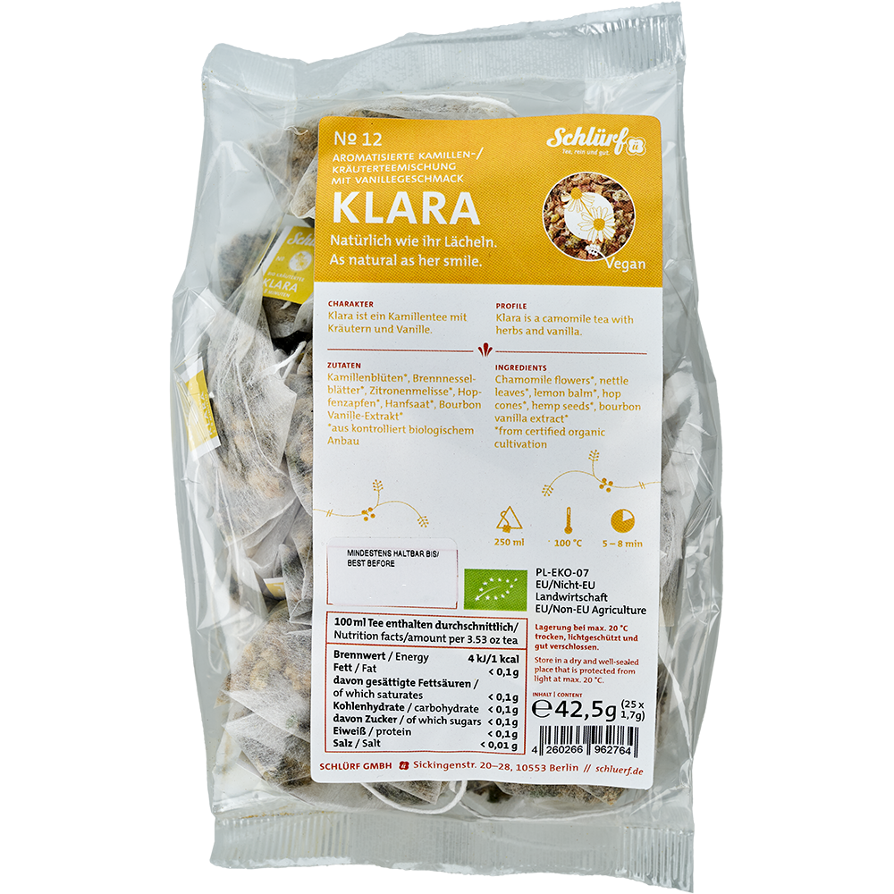 Kräutertee "Klara" No. 12 - Tüüte Kräutertee "Klara" No. 12 - Tüüte
