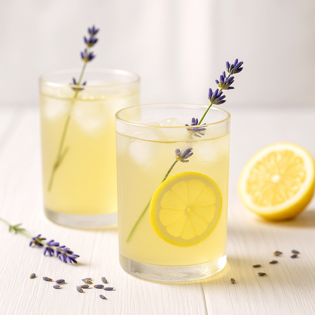 Klaras Sommertraum – Lavendel-Zitronen-Kräutertee auf Eis