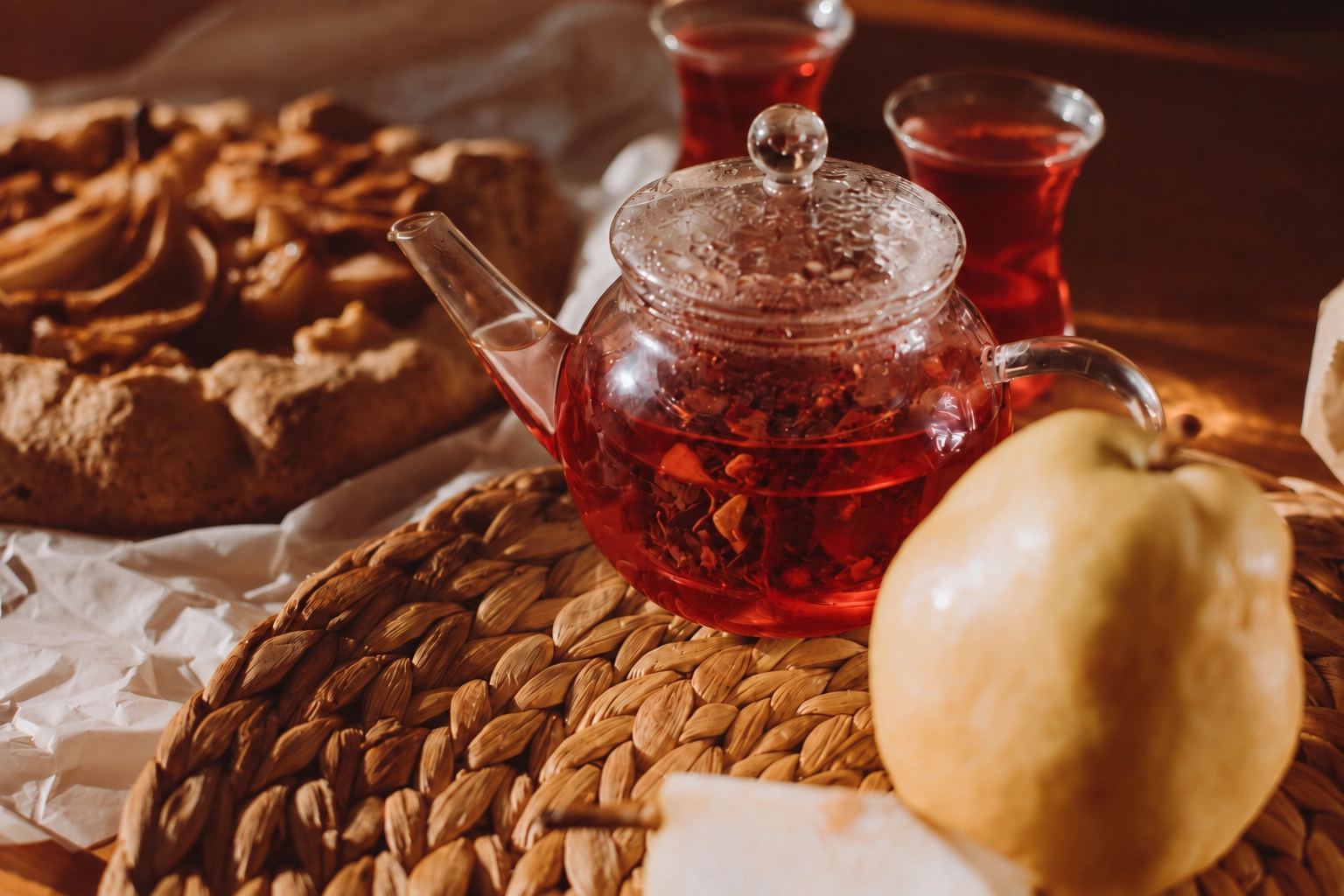 Frau Hinrichs' Apfel-Zimt-Tee – warmer Früchtetee mit Apfel & Zimt