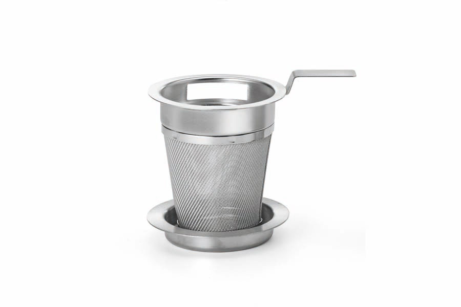 Tee-Sieb „Teezeit“ mit Ablage (Größe: S; Ø: 5 cm; H: 6 cm) Tee-Sieb „Teezeit“ mit Ablage (Größe: S; Ø: 5 cm; H: 6 cm)