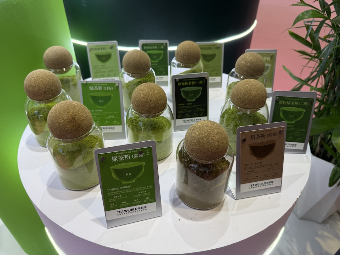 Eindrücke Teeanbau Felder mit Grüntee China Testing