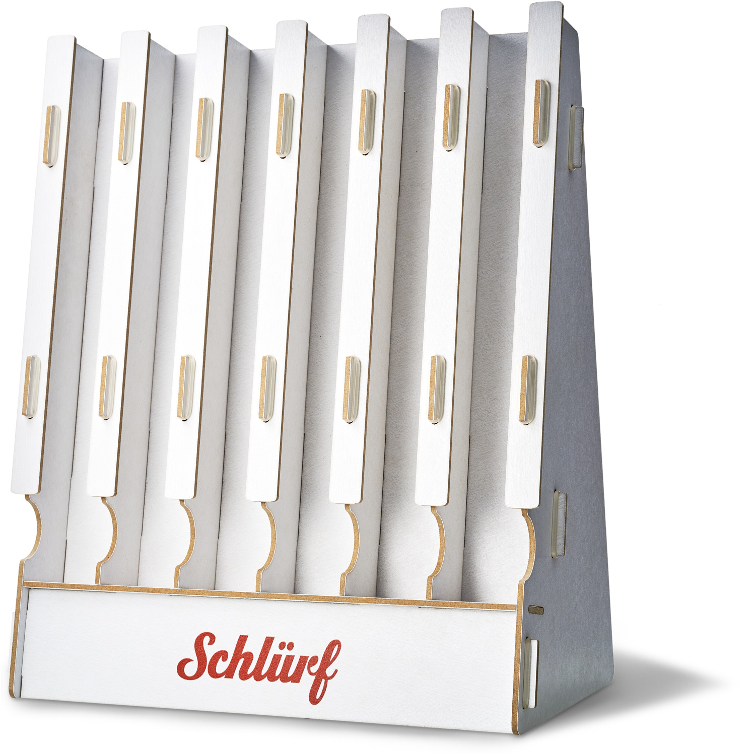 Schlürfel-Präsentationsdisplay, 6 Reihen Schlürfel-Präsentationsdisplay, 6 Reihen