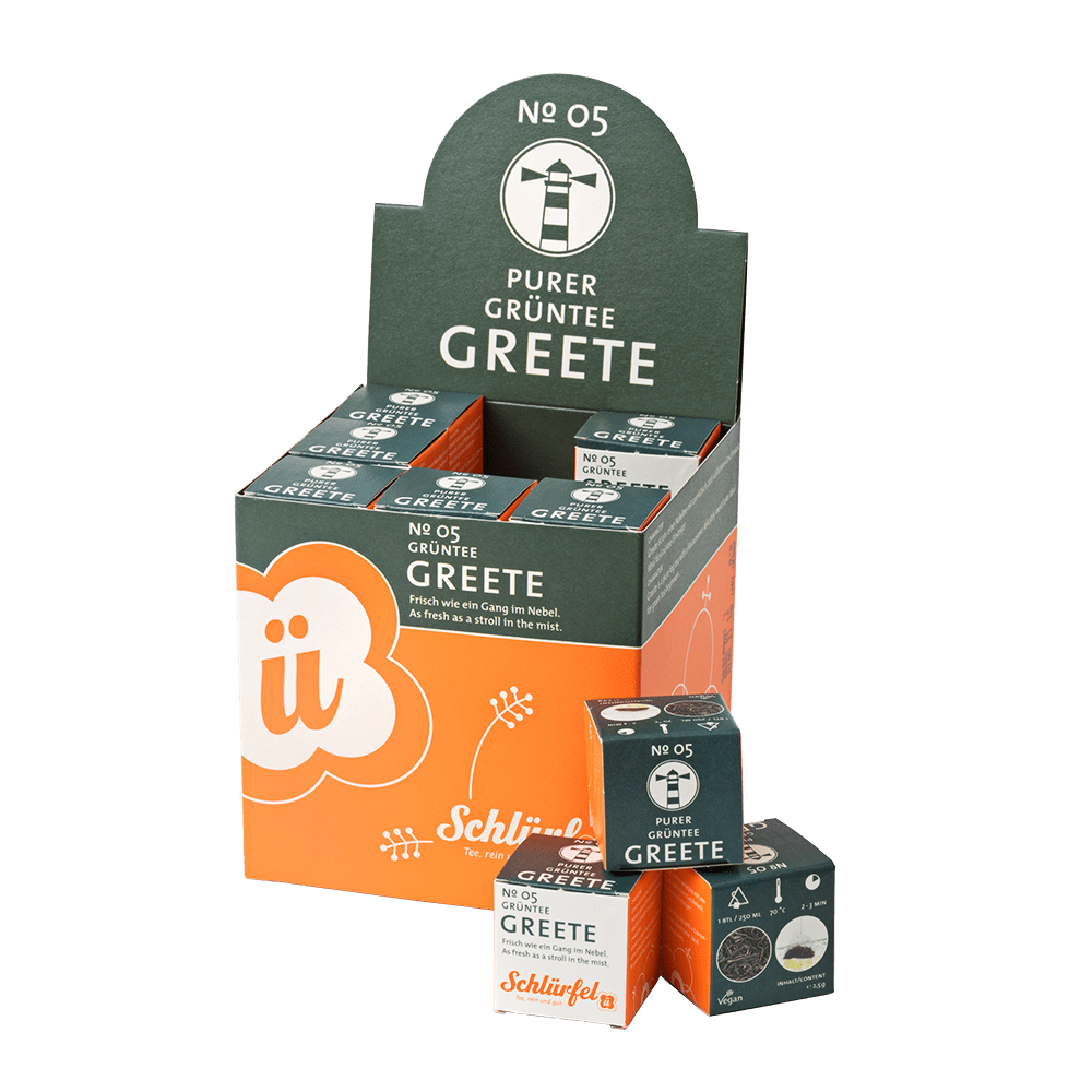 Grüntee „Greete“ No. 05 - Schlürfel Grüntee „Greete“ No. 05 - Schlürfel