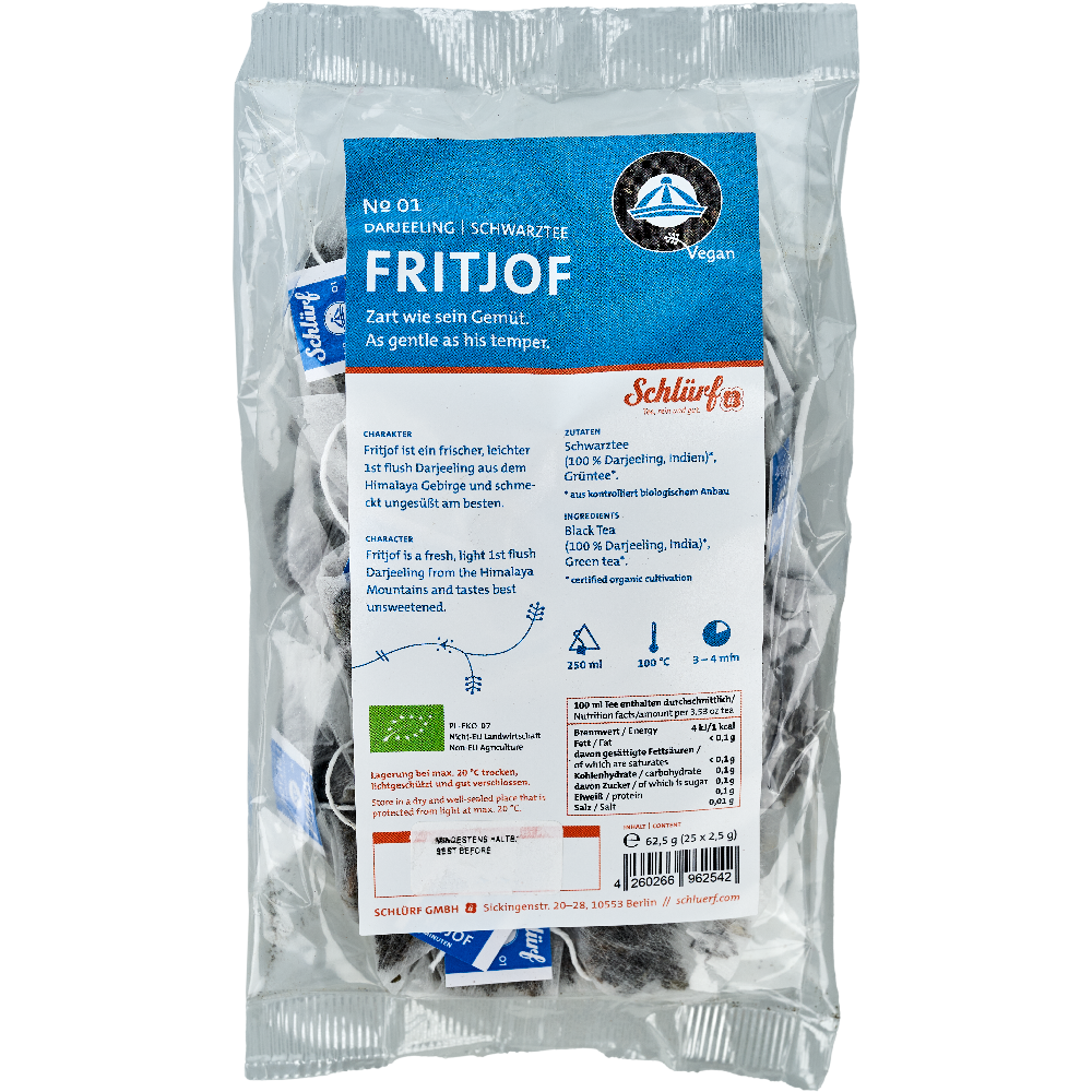 Darjeeling "Fritjof" No. 01 - Tüüte Darjeeling "Fritjof" No. 01 - Tüüte