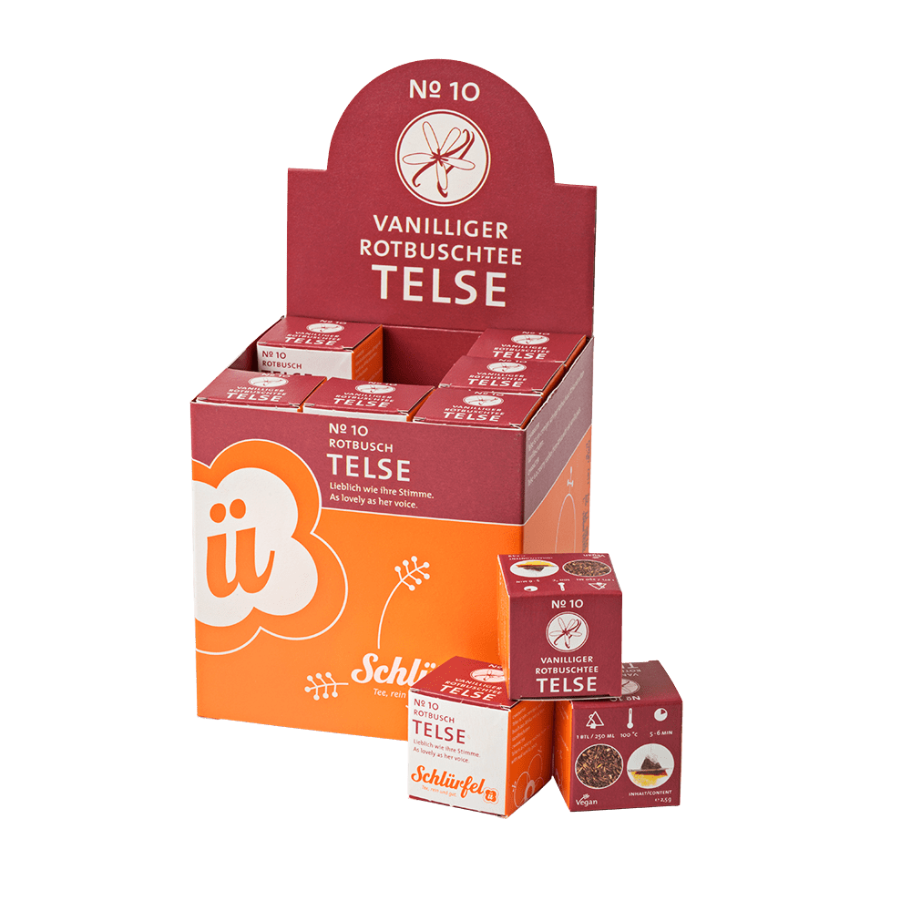 Rotbusch „Telse“ No. 10 - Schlürfel Rotbusch „Telse“ No. 10 - Schlürfel