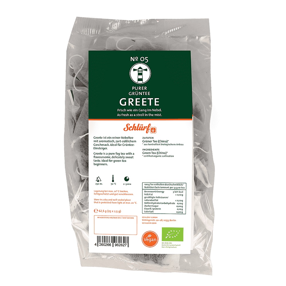 Grüntee "Greete" No. 05 - Tüüte Grüntee "Greete" No. 05 - Tüüte