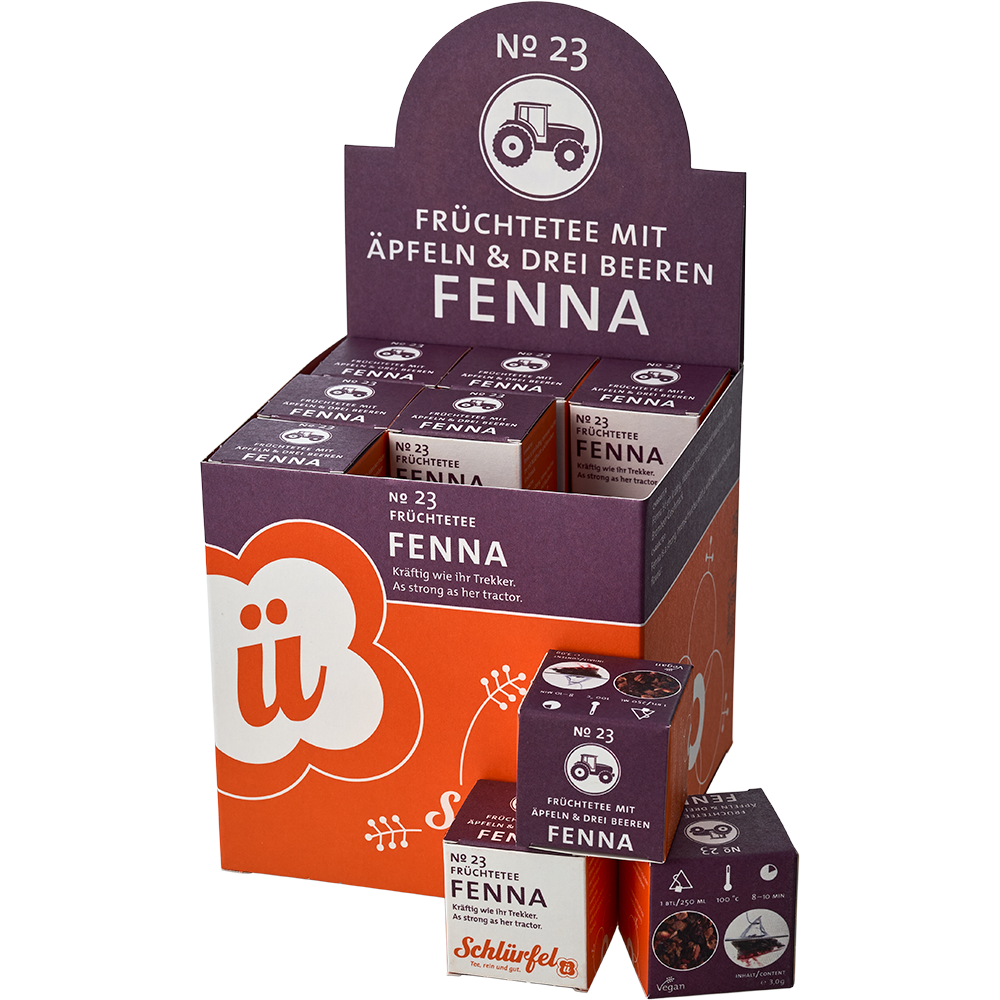 Früchtetee Bio "Fenna" No. 23 - Schlürfel Früchtetee Bio "Fenna" No. 23 - Schlürfel