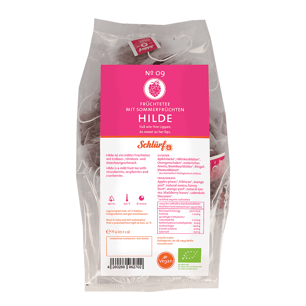 Früchtetee "Hilde" No. 09 - Tüüte Früchtetee "Hilde" No. 09 - Tüüte