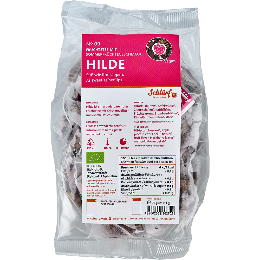 Früchtetee "Hilde" No. 09 - Tüüte Früchtetee "Hilde" No. 09 - Tüüte