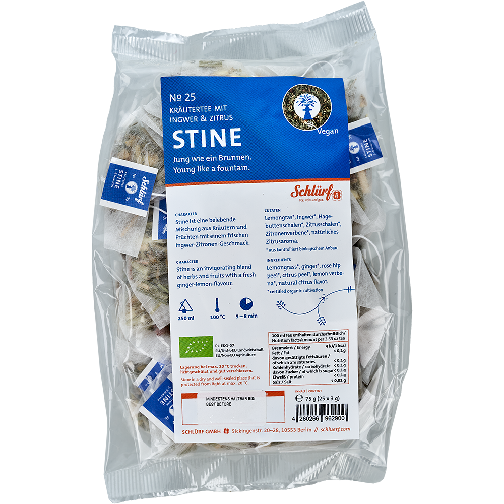 Kräutertee "Stine" No. 25 - Tüüte Kräutertee "Stine" No. 25 - Tüüte
