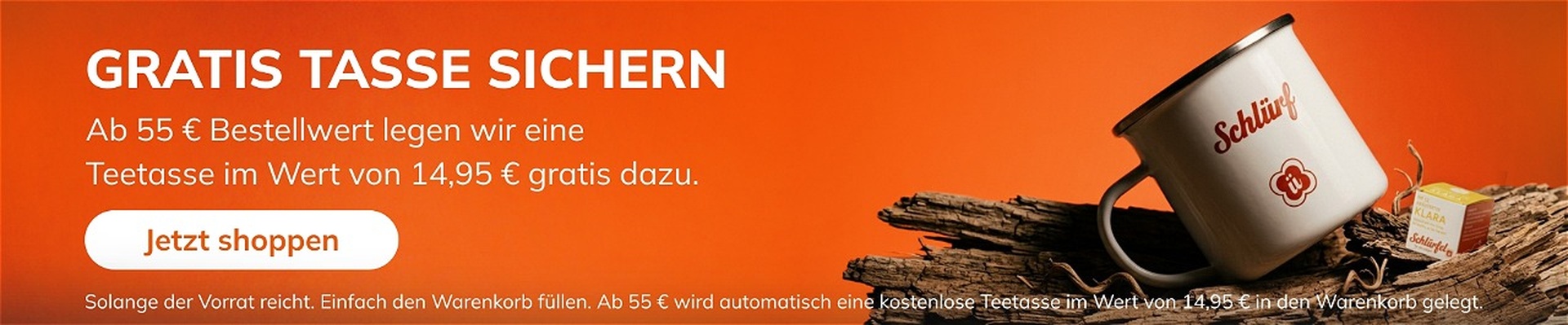 Schlürf Bio Tee Aktion