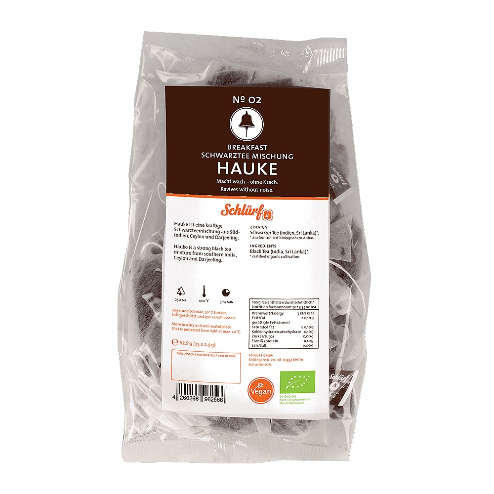 Frühstückstee "Hauke" No. 02 - Tüüte Frühstückstee "Hauke" No. 02 - Tüüte