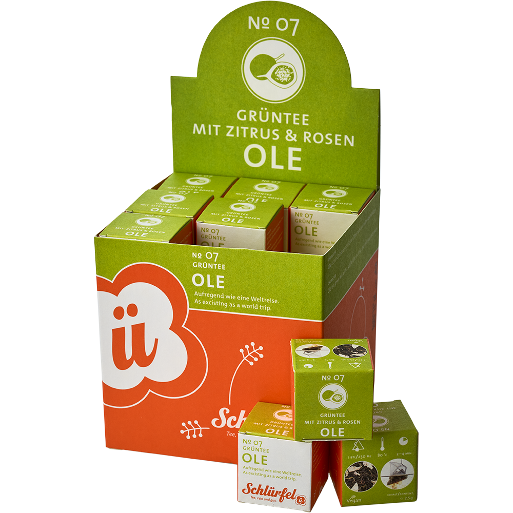 Grüntee „Ole“ No. 07 - Schlürfel Grüntee „Ole“ No. 07 - Schlürfel