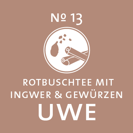 Schlürf | Rotbuschtee | Uwe Label - 'Würzig wie der Orient' 