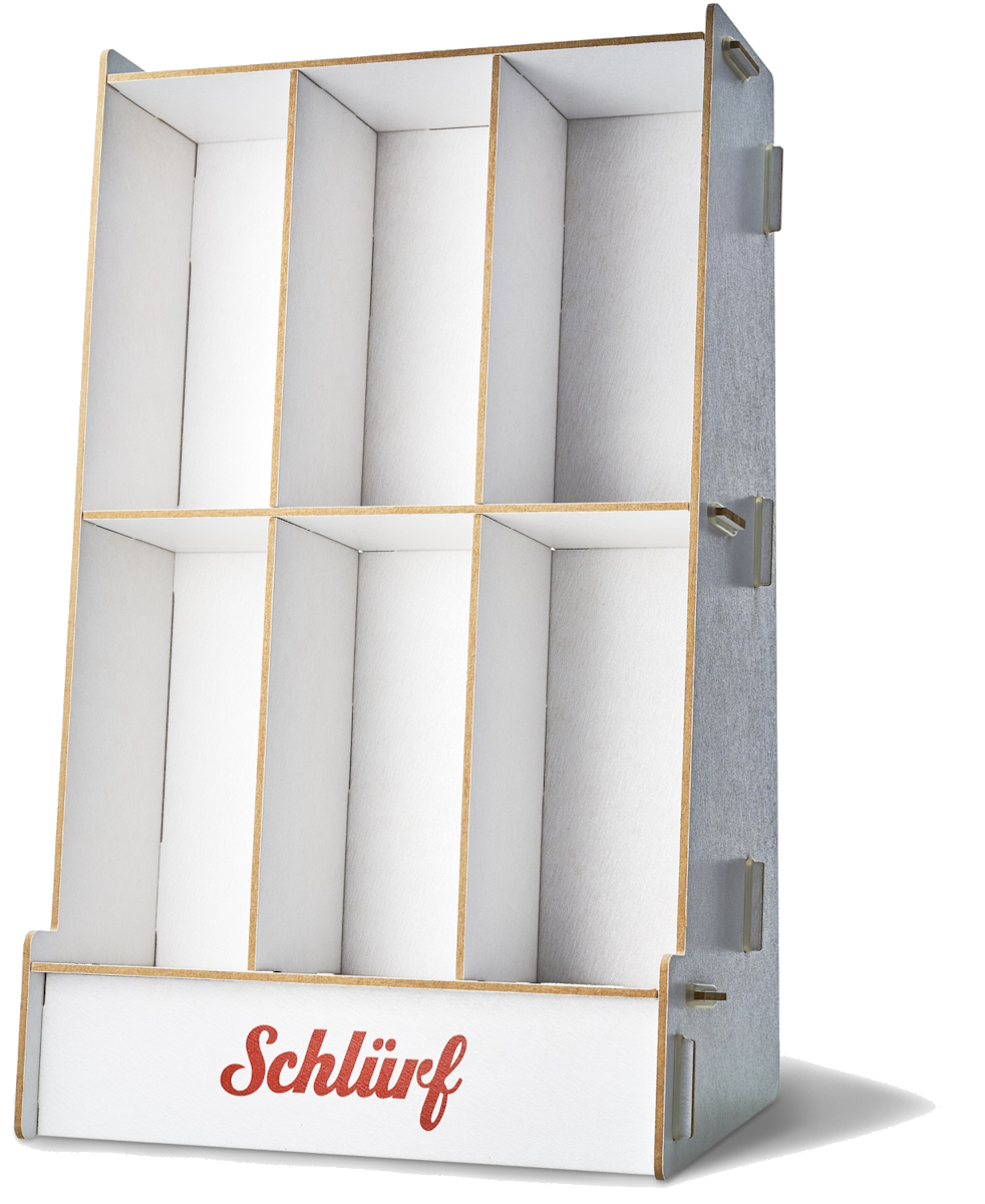 Schlürf - Büdel - Display 6er