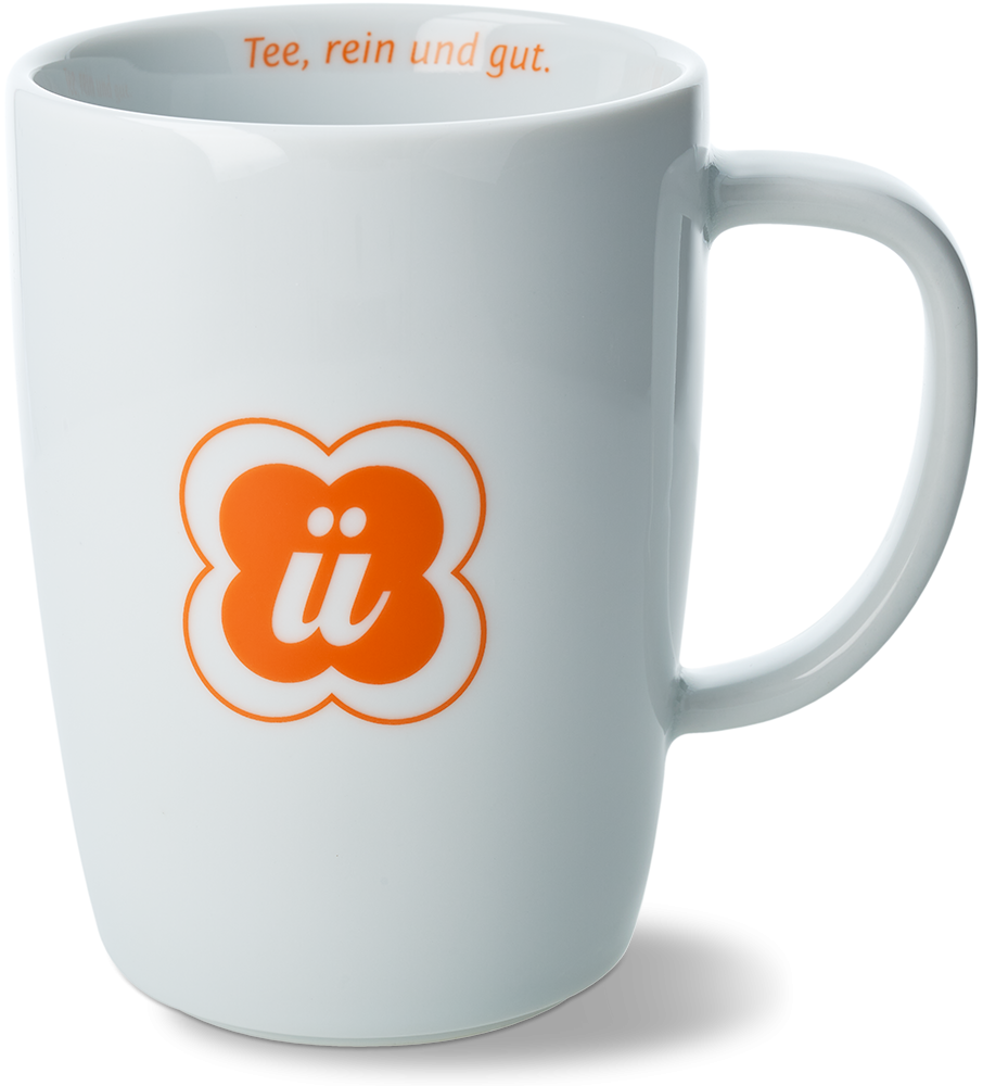 Schlürf - große Tasse mit Logo hinten und vorn (350 ml)
